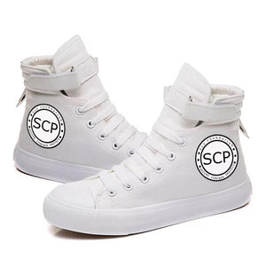 SCP Foundation #1 Cosplay Shoes High Top Canvas Sneakers