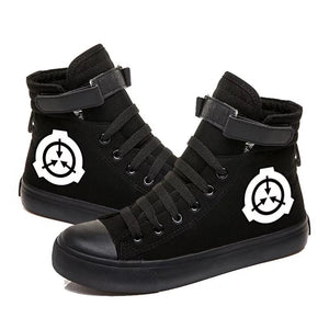 SCP Foundation #2 Cosplay Shoes High Top Canvas Sneakers