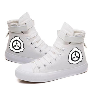 SCP Foundation #2 Cosplay Shoes High Top Canvas Sneakers