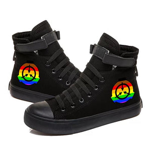 SCP Foundation #3 Cosplay Shoes High Top Canvas Sneakers