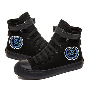 SCP Foundation #4 Cosplay Shoes High Top Canvas Sneakers