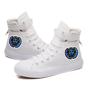 SCP Foundation #4 Cosplay Shoes High Top Canvas Sneakers