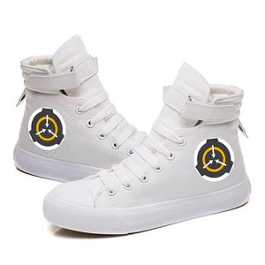 SCP Foundation #5 Cosplay Shoes High Top Canvas Sneakers
