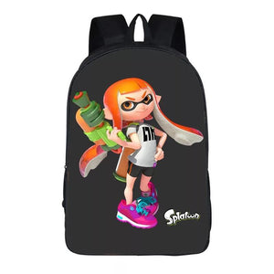 Game Splatoon Backpack School Sports Bag For Children Kids Birthday Gift