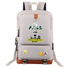 SquarePants SpongeBob Squidward Tentacles School Bag Water Proof Backpack NoteBook Laptop For Kids Adults