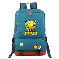 SquarePants SpongeBob  #2 School Bag Water Proof Backpack NoteBook Laptop For Kids Adults