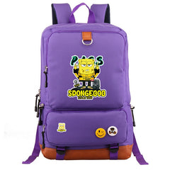 SquarePants SpongeBob  #2 School Bag Water Proof Backpack NoteBook Laptop For Kids Adults