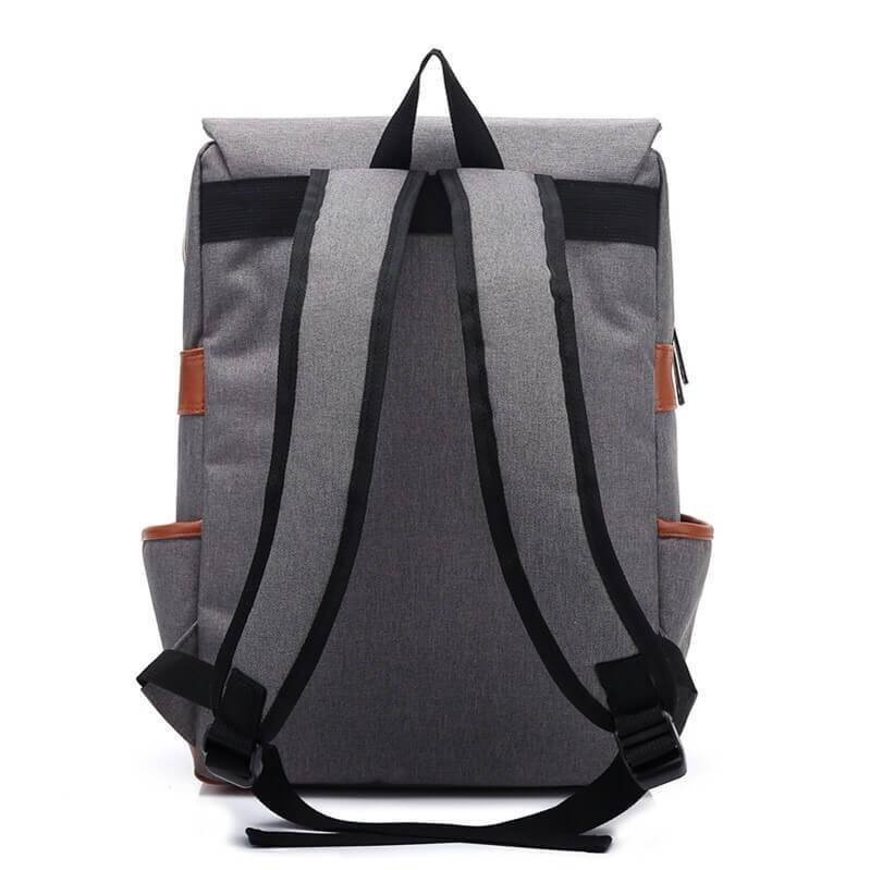 Bendy Canvas Travel Backpack School Bag