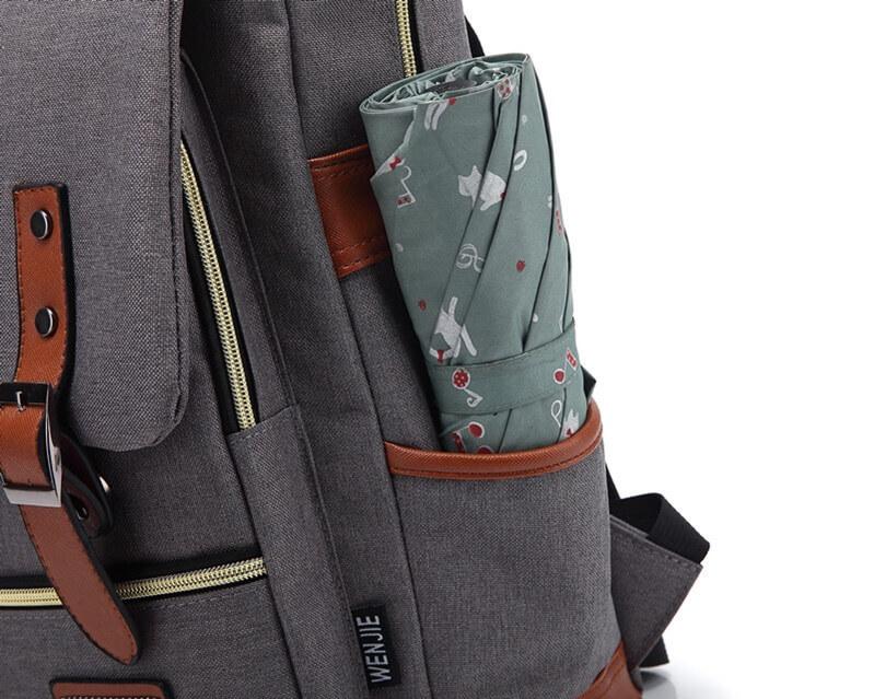Pokemon Eevee Canvas Travel Backpack School Notebook Bag