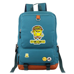 SquarePants SpongeBob School Bag Water Proof Backpack NoteBook Laptop For Kids Adults