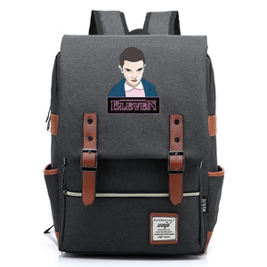 Stranger Things Eleven 11 Canvas Travel Backpack School Bag
