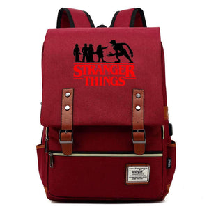 2019 Stranger Things Cosplay Canvas Travel Backpack School Bag