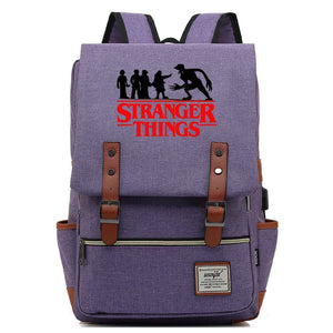 2019 Stranger Things Cosplay Canvas Travel Backpack School Bag