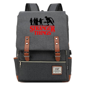 2019 Stranger Things Cosplay Canvas Travel Backpack School Bag
