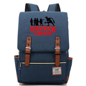 2019 Stranger Things Cosplay Canvas Travel Backpack School Bag