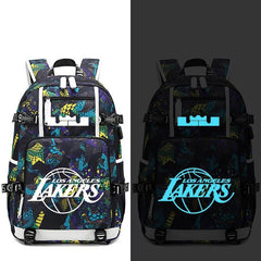 Basketball  #1 USB Charging Backpack School NoteBook Laptop Travel Bags