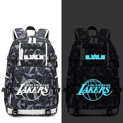 Basketball  #1 USB Charging Backpack School NoteBook Laptop Travel Bags