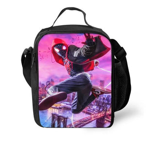 Spider Man Into the Spider-Verse Miles Morales #2 Lunch Box Bag Lunch Tote For Kids