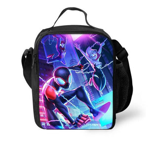 Spider Man Into the Spider-Verse Miles Morales Gwen #1 Lunch Box Bag Lunch Tote For Kids