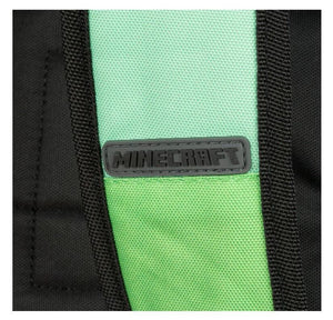 Game Minecraft Creeper Diamond Sword Canvas Travel Backpack School Bag Water Proof
