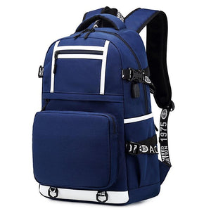 Football CR7 Forza Soccer#2 USB Charging Backpack School NoteBook Laptop Travel Bags