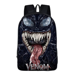 Venom Spiderman #3 Backpack School Sports Bag