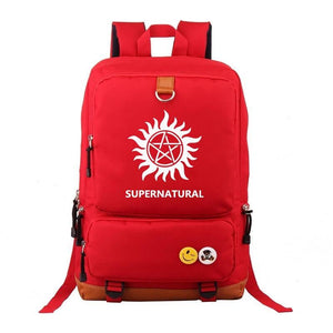 Supernatural Demon Hunter Winchester Bros Sam Dean School Bags Water Proof Backpack