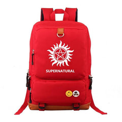 Supernatural Demon Hunter Winchester Bros Sam Dean School Bags Water Proof Backpack
