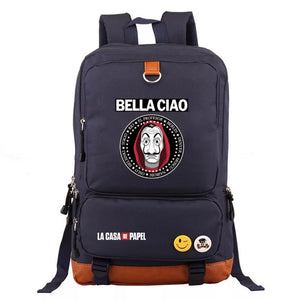 La Casa de Papel #1 School Bag Water Proof Backpack NoteBook Laptop