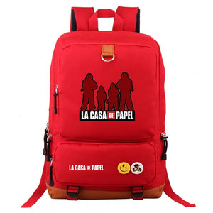 La Casa de Papel #2 School Bag Water Proof Backpack NoteBook Laptop