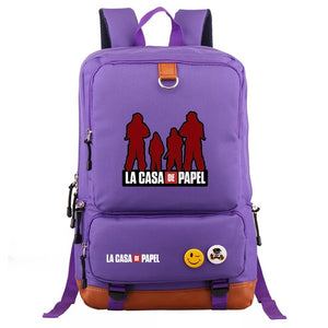 La Casa de Papel #2 School Bag Water Proof Backpack NoteBook Laptop