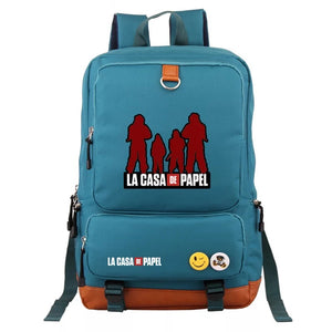 La Casa de Papel #2 School Bag Water Proof Backpack NoteBook Laptop
