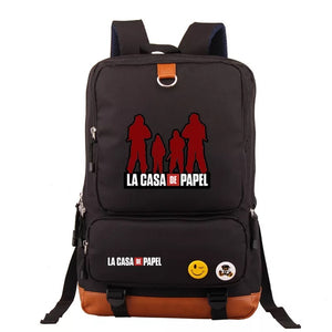 La Casa de Papel #2 School Bag Water Proof Backpack NoteBook Laptop