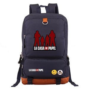 La Casa de Papel #2 School Bag Water Proof Backpack NoteBook Laptop