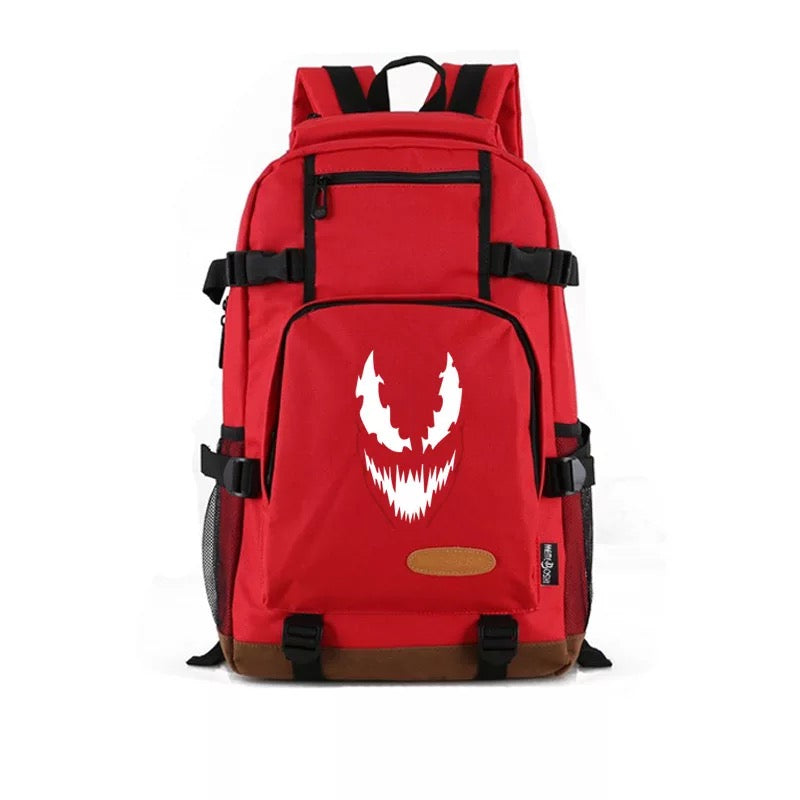Venom School Bookbag Travel Backpack Bags