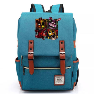 Five Night at Freddi#1 Canvas Travel Backpack School Bag
