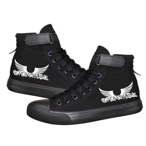 Supernatural #1 Cosplay Shoes High Top Canvas Sneakers