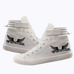 Supernatural #1 Cosplay Shoes High Top Canvas Sneakers