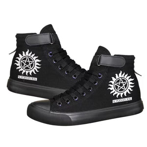 Supernatural #2 Cosplay Shoes High Top Canvas Sneakers