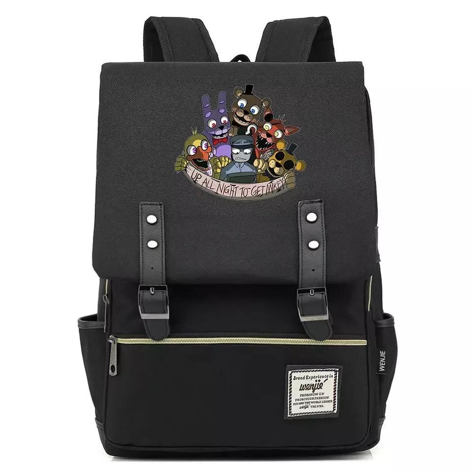 Five Night at Freddi #4 Canvas Travel Backpack School Bag