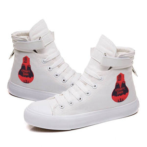 2019 Stranger Things Cosplay Shoes High Top Canvas Sneakers