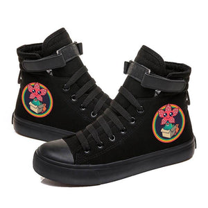 2019 Stranger Things Demogorgon Cosplay Shoes High Top Canvas Sneakers