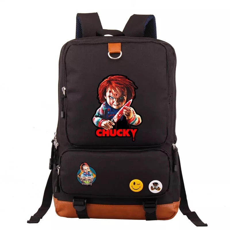 Child's Play Chucky #1 School Bag Water Proof Backpack NoteBook Laptop