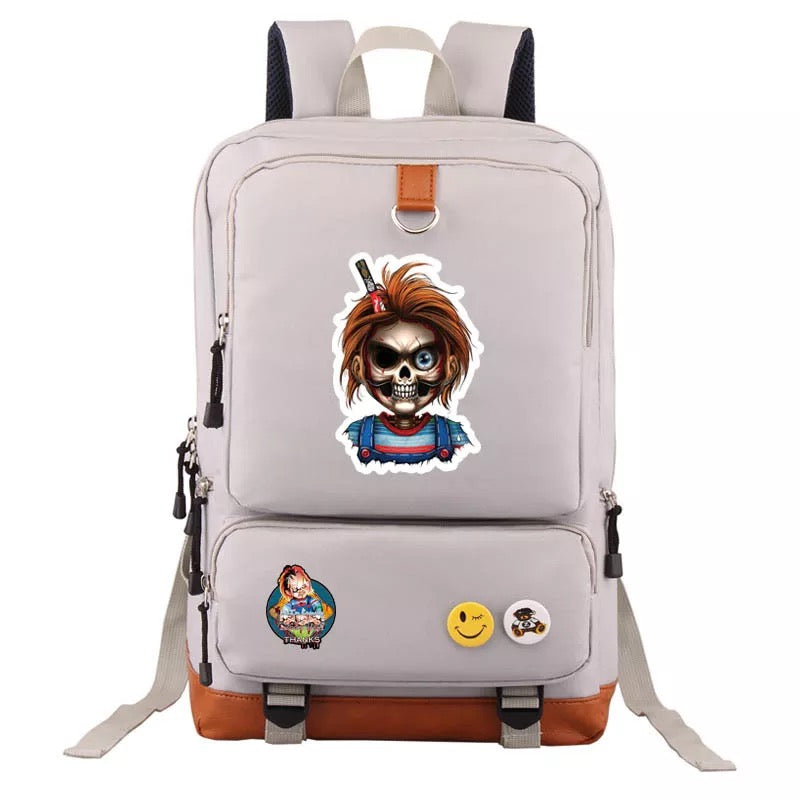 Child's Play Chucky #2 School Bag Water Proof Backpack NoteBook Laptop