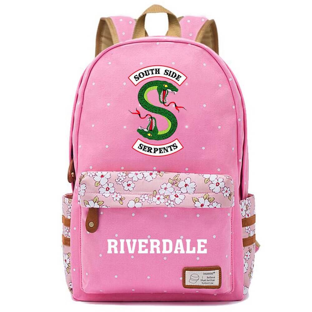 Riverdale Canvas Travel Backpack School Bag