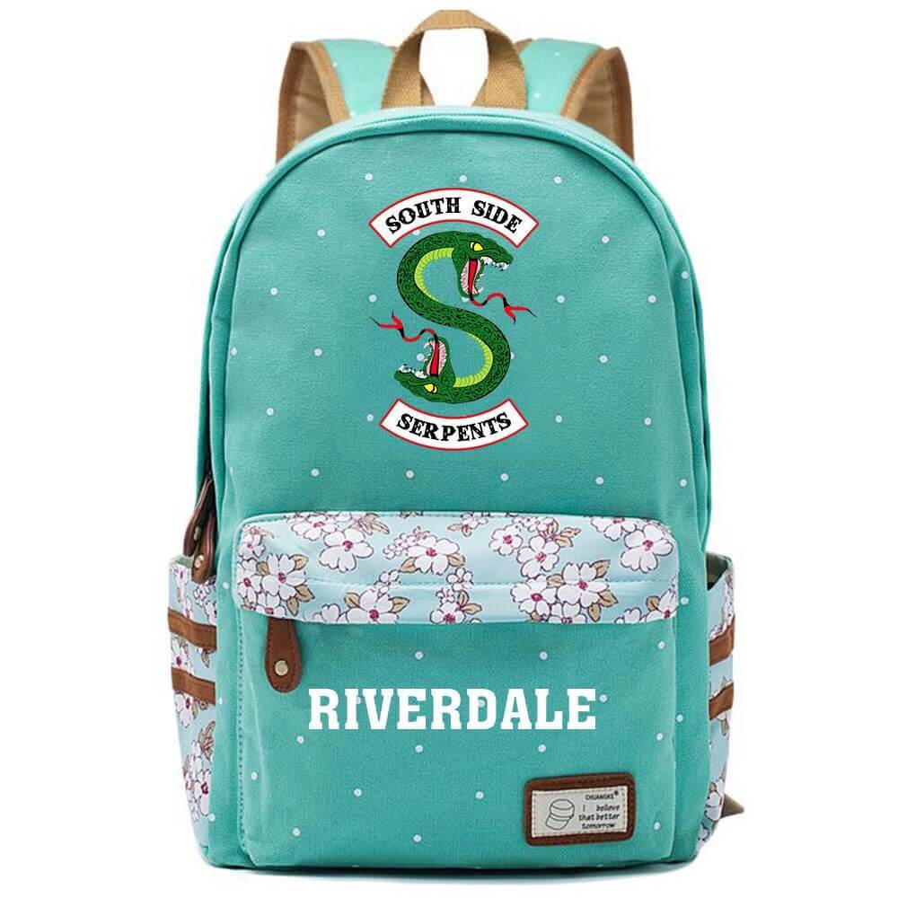 Riverdale Canvas Travel Backpack School Bag