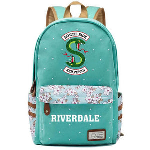 Riverdale Canvas Travel Backpack School Bag