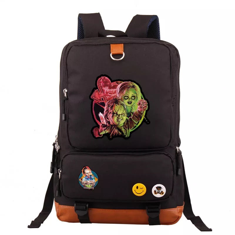 Child's Play Chucky #3 School Bag Water Proof Backpack NoteBook Laptop