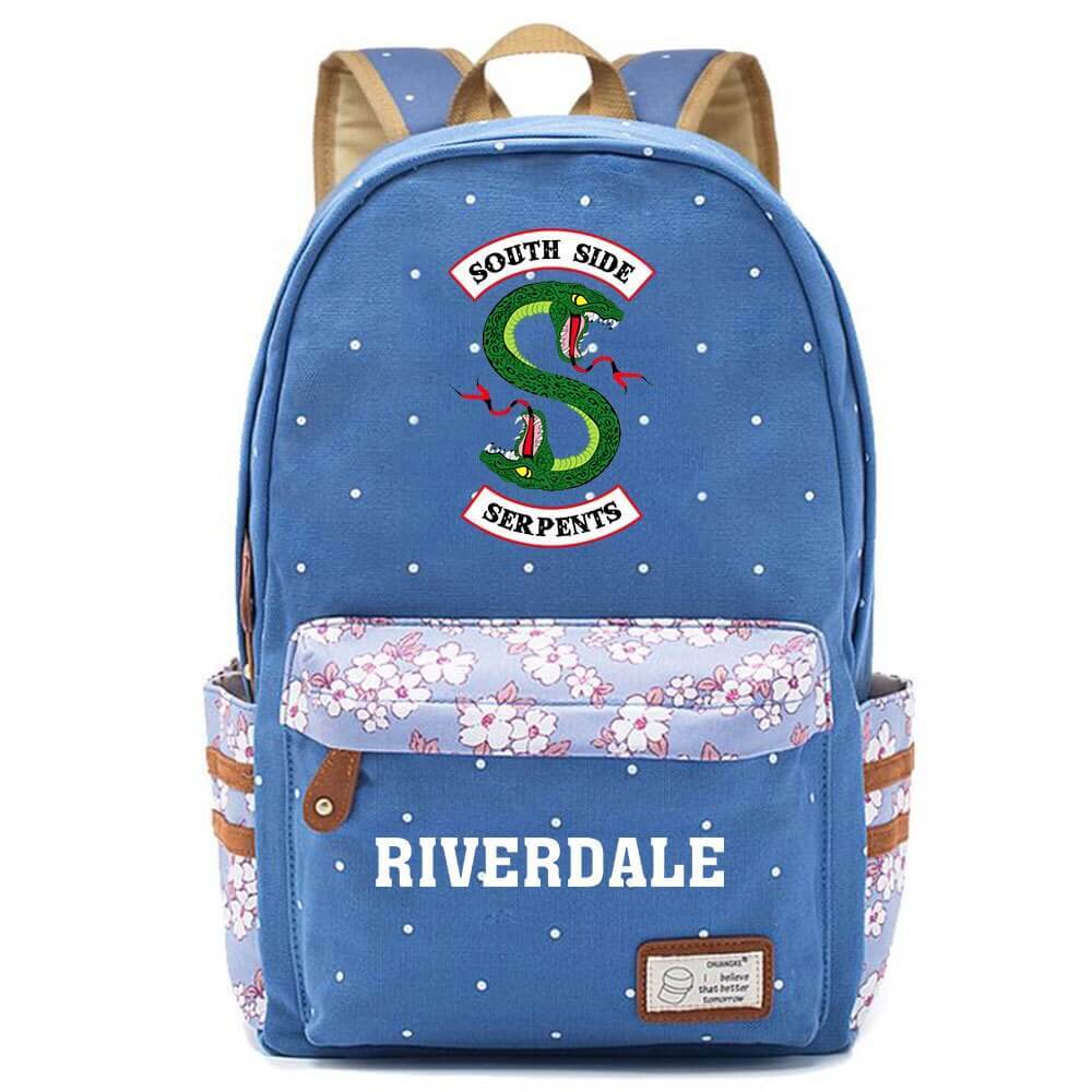 Riverdale Canvas Travel Backpack School Bag