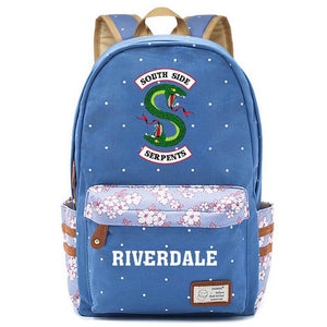 Riverdale Canvas Travel Backpack School Bag